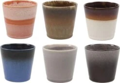 Studio Tavola Koffiekopjes Earth 200 Ml - 6 Stuks
