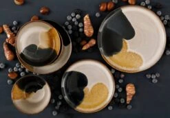 Palmer Serviesset Aquarel Stoneware 6-persoons 24-delig Beige Blauw 11 Palmer Serviesset Aquarel Stoneware 6-persoons 24-delig Beige Blauw -Skimask 1200x838 5