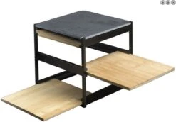 CasaLupo Etagere / Serveertoren Kubus - Zwart - 3-Laags -Skimask 1200x838 9