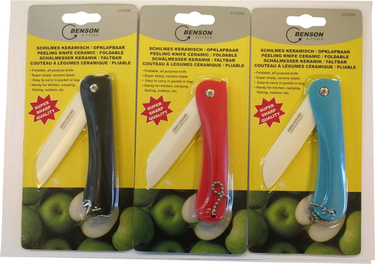 Hofftech Schilmes / Zakmes Keramisch Opklapbaar 8 Hofftech Schilmes / Zakmes Keramisch Opklapbaar - Afbeelding 6