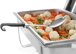 Hendi Chafing Dish Set - Buffetwarmer Economic - 9 Liter - Warmhoudschaal - 60x35,8x(H)29,5cm - Set Van 2 -Skimask 1200x845 5