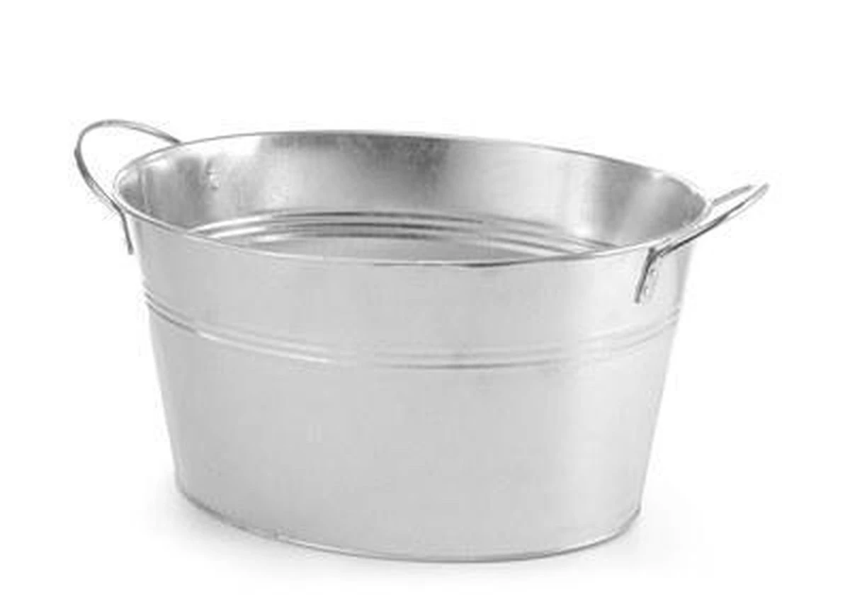 BarUp Wijnkoeler Met Handvaten - IJsemmer - Bierkoeler - Champagnekoeler - Champagne Emmer - Metaal - 40x33x(H)22cm 4 BarUp Wijnkoeler Met Handvaten - IJsemmer - Bierkoeler - Champagnekoeler - Champagne Emmer - Metaal - 40x33x(H)22cm - Afbeelding 2