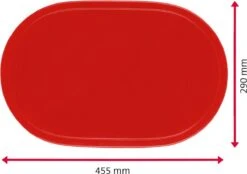 Westmark Set Van 4 Placemats, 45,5 X 29 Cm, Vinyl, Rood, Saleen-collectie: Fun -Skimask 1200x847 7
