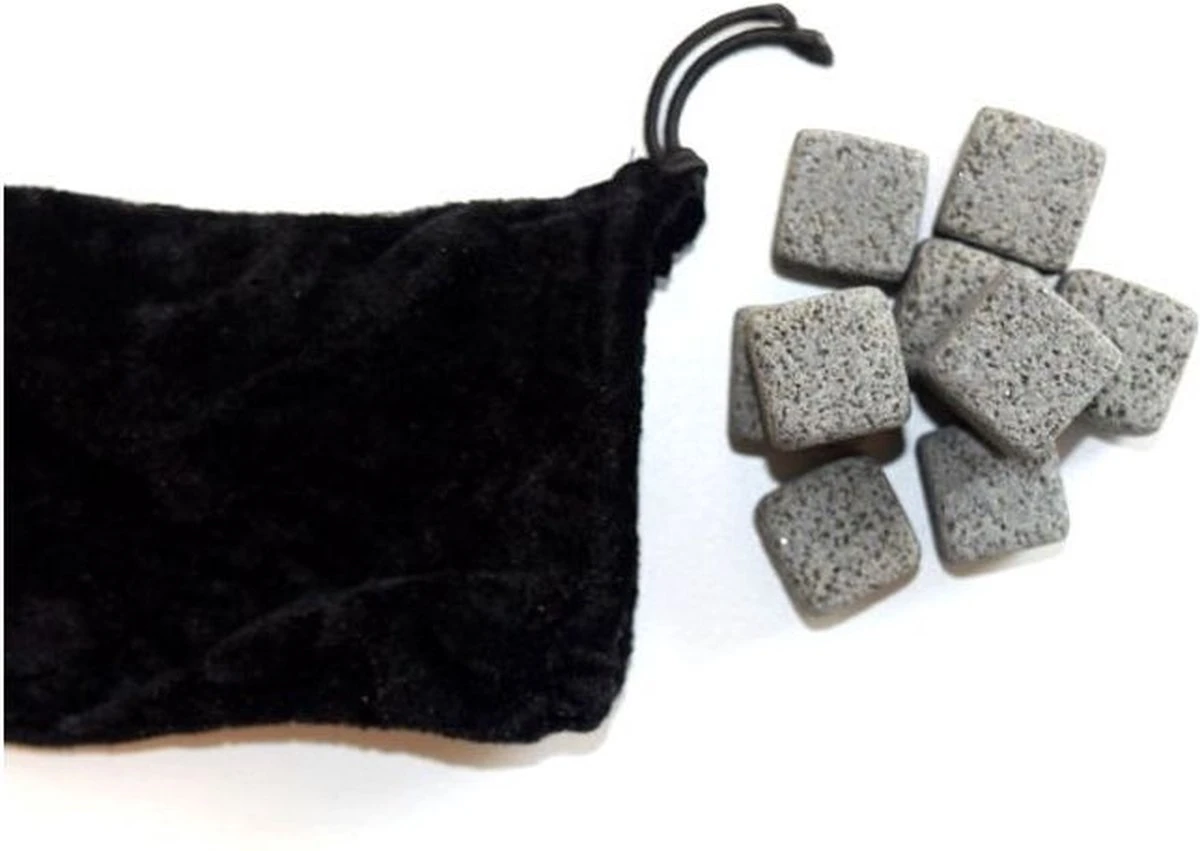 Merkloos Whiskey Stones - IJsblokken Van Natuursteen - 9 Stuks 8 Merkloos Whiskey Stones - IJsblokken Van Natuursteen - 9 Stuks - Afbeelding 6