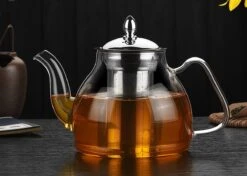 SensaHome - Infuser Theekan/Theepot - Transparant - Glas