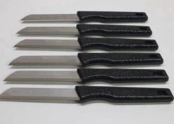 Solingen Kartelmes - Tomatenmes Met Kartel - RVS - 18,5 Cm Met "Blade Cover" - Zwart Glitter - 6 Stuks 16 Solingen Kartelmes - Tomatenmes Met Kartel - RVS - 18,5 Cm Met "Blade Cover" - Zwart Glitter - 6 Stuks -Skimask 1200x855