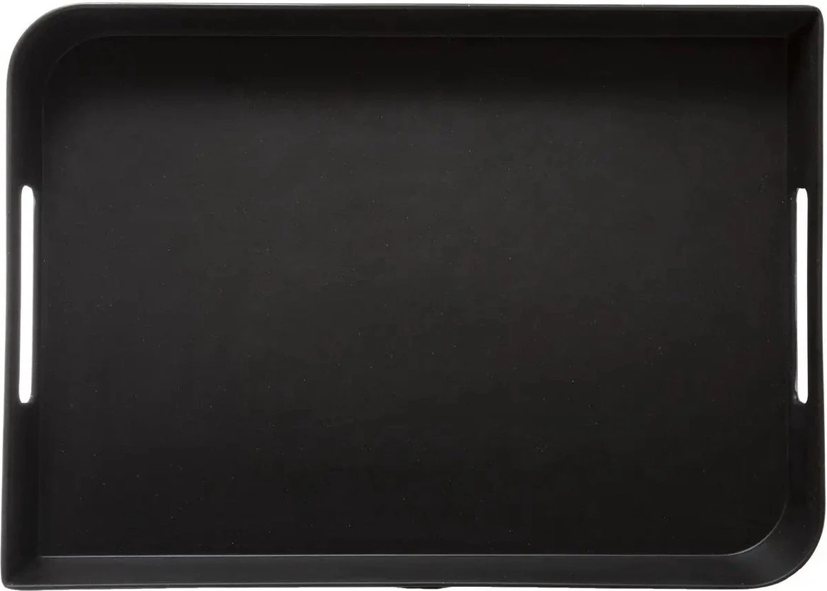 Dienblad/serveerblad Rechthoekig 35 X 25 Cm Zwart Met Handvaten - Serveerbladen, Dienbladen & Keukenbenodigdheden 4 Dienblad/serveerblad Rechthoekig 35 X 25 Cm Zwart Met Handvaten - Serveerbladen, Dienbladen & Keukenbenodigdheden - Afbeelding 2