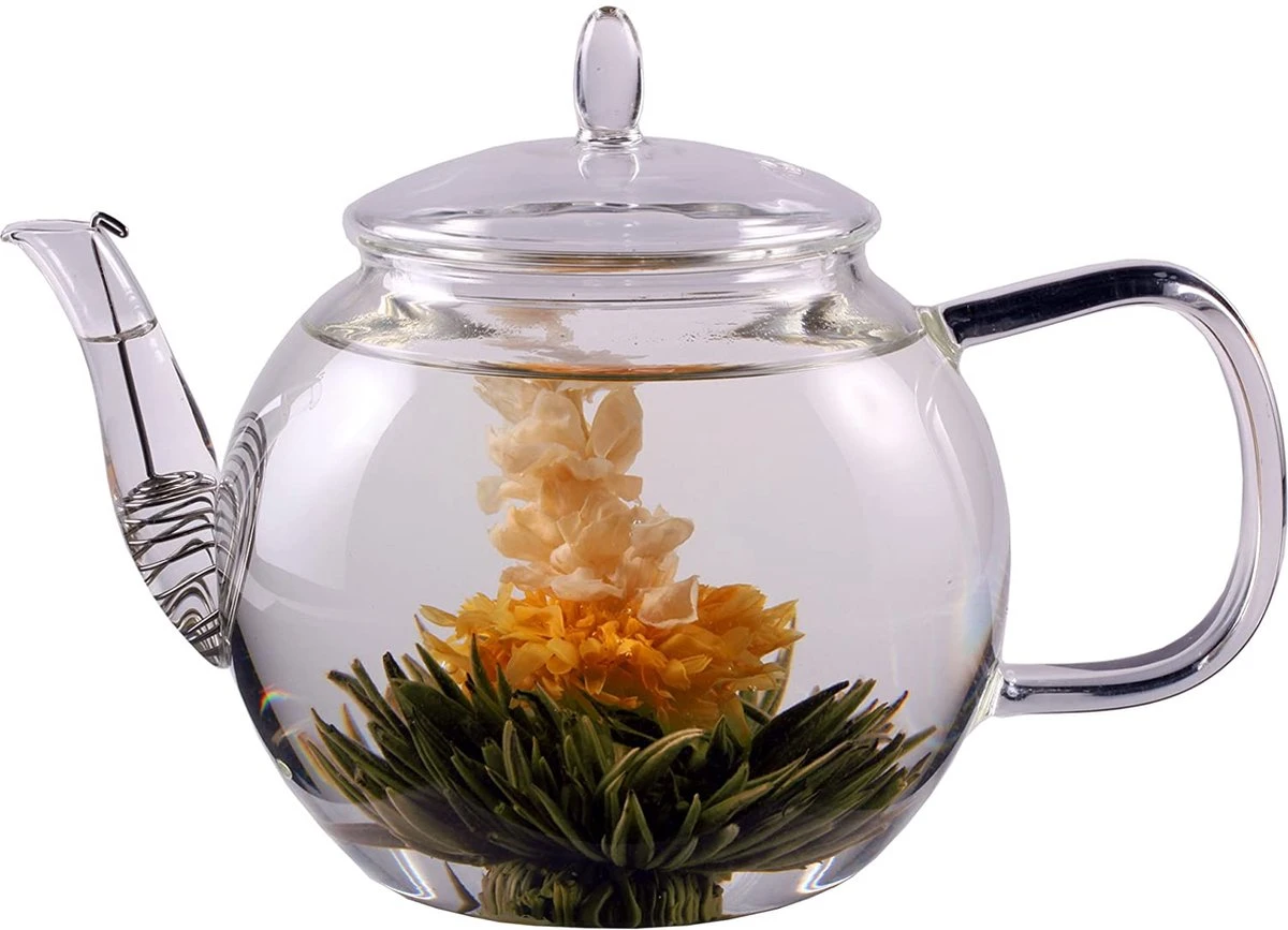 Feelino 1300 Ml Thee- En Koffiepot Met Zeef In Tuit En Glazen Deksel, Ideaal Voor 2 Personen, Special Edition Vaatwasmachinebestendig, Hittebestendig, Hoogwaardig Borosilicaatglas 3 Feelino 1300 Ml Thee- En Koffiepot Met Zeef In Tuit En Glazen Deksel, Ideaal Voor 2 Personen, Special Edition Vaatwasmachinebestendig, Hittebestendig, Hoogwaardig Borosilicaatglas