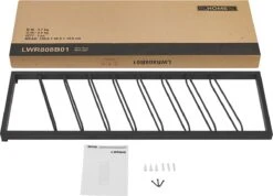 IN.HOMEXL Brickk Hangend Wijnrek - Industrieel Flessenrek - Minimalistisch - Zwart - Metaal - Voor 8 Wijnflessen - 40 X 7 X 120 Cm -Skimask 1200x867 5