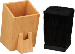 Relaxdays Messenblok Bamboe - Zonder Messen - Keukenmessen Blok - Messen Organizer Leeg -Skimask 1200x872 1