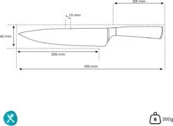 Shinrai Japan - Japans Koksmes 20 Cm - Koksmes - Damascus Mes - Damascus Print Epoxy Sapphire - Met Luxe Geschenkdoos 19 Shinrai Japan - Japans Koksmes 20 Cm - Koksmes - Damascus Mes - Damascus Print Epoxy Sapphire - Met Luxe Geschenkdoos -Skimask 1200x875 1