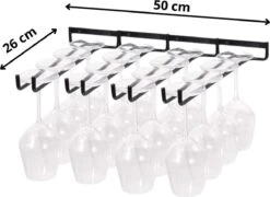 Wijnglazenhouder Voor Aan De Muur | Wijnglazen Rek | 16 Glazen | Ophangrek Wijnglazen | Ophangrek Glazen | Ophangrek | Wijnglas Rek | Wijnglas Houder | Zwart 15 Wijnglazenhouder Voor Aan De Muur | Wijnglazen Rek | 16 Glazen | Ophangrek Wijnglazen | Ophangrek Glazen | Ophangrek | Wijnglas Rek | Wijnglas Houder | Zwart -Skimask 1200x876 4