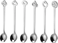 ESSENTIALS73 Luxe Theelepel - Koffielepel Set Van 6 RVS - Theelepeltje - Lepeltjes - Lepels - Koffielepeltje -Koffielepels - Theelepels - Lepel - Koffie - Thee - Lepeltje -Skimask 1200x877