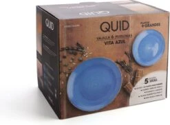 Quid | 18-delige Bordenset | Aardenwerk Bordenset | Vita Azul | Blauw -Skimask 1200x884 5