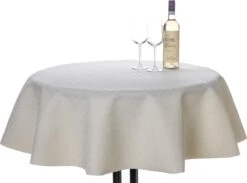 Tafelbeschermer Rond 130cm Wit