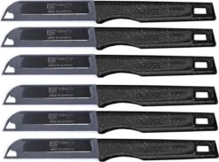 Solingen Kartelmes - Tomatenmes Met Kartel - RVS - 18,5 Cm Met "Blade Cover" - Zwart Glitter - 6 Stuks 19 Solingen Kartelmes - Tomatenmes Met Kartel - RVS - 18,5 Cm Met "Blade Cover" - Zwart Glitter - 6 Stuks -Skimask 1200x887