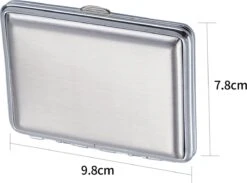 Sigarettendoosje Zilver - 16 Sigaretten - Luxe Sigarettenhouder - Hoge Kwaliteit -Skimask 1200x890 10