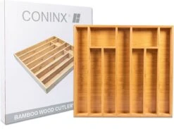 Grote Bestekbak Bamboe 51x47cm | Besteklade Van Coninx | Bestekhouder | Opbergbak | Duurzaam | Voor Laden Van 47cm Diep -Skimask 1200x890 3