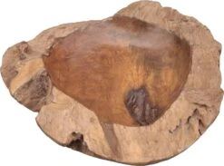 Fruitschaal Large - ø40-45 Cm - Glossy - Blank - Teak -Skimask 1200x891 5