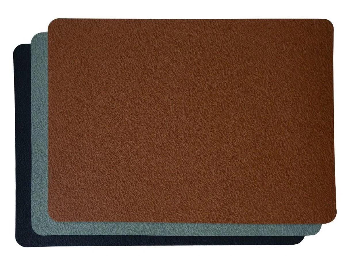 Jay Hill Placemats - Vegan Leer - Zwart - 46 X 33 Cm - 6 Stuks 11 Jay Hill Placemats - Vegan Leer - Zwart - 46 X 33 Cm - 6 Stuks - Afbeelding 9