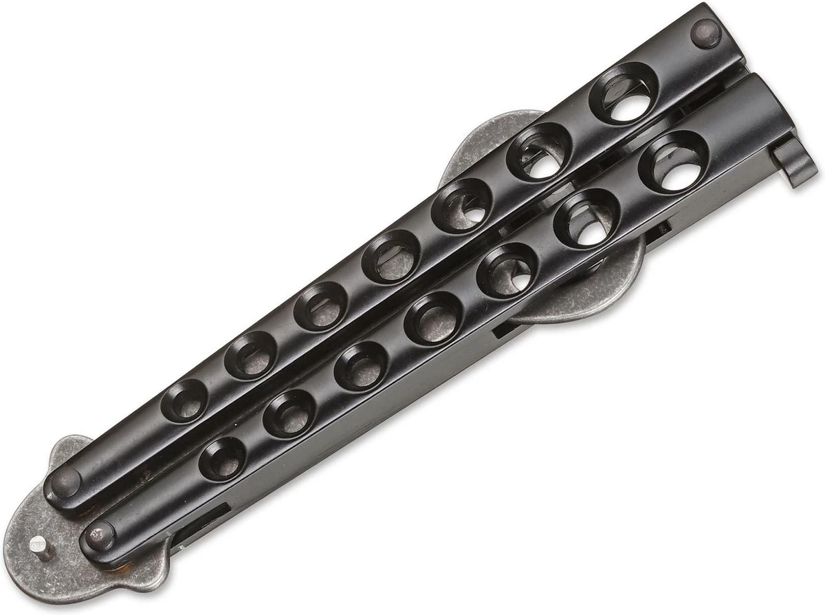 Boker Magnum Flesopener - Balisong - Zwart 4 Boker Magnum Flesopener - Balisong - Zwart - Afbeelding 2