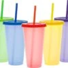 Herbruikbare Bekers Met Rietje En Deksel Van Plastic – Starbucks Design – Drinkbekers Met Rietje – Kleur Veranderende Beker – 5 Pack 2 Herbruikbare Bekers Met Rietje En Deksel Van Plastic – Starbucks Design – Drinkbekers Met Rietje – Kleur Veranderende Beker – 5 Pack -Skimask 1200x894 2