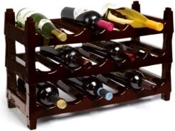 Wijnflessen Rek/wijnrek Stapelbaar Voor 6 Flessen - Wijnflesrekken/wijnflessenrekken/wijnrekken -Skimask 1200x898 5