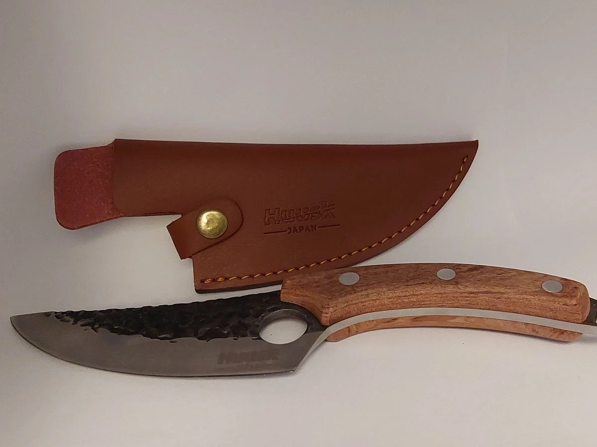 Huusk Keukenmes Met Lederen Etui 6 Huusk Keukenmes Met Lederen Etui - Afbeelding 4