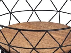 Parya Home - Fruitmand Metaal Broodmand Ronde Fruitschaal Neo 28 Cm H 10 Cm Zwart Metaal -Skimask 1200x900 287