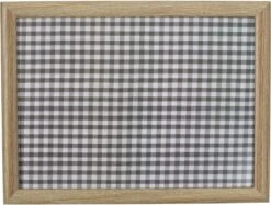 Mars & More Laptray - Schootkussen - Ruitjes Grijs/wit