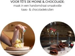 Boska Kaaskruller Amigo - Tete De Moine Kaaskruller - Tete De Moine - Chocoladekruller - 222 X 222 X 143 Mm - Keukengerei - Keuken Accessoires - 10 Jaar Garantie -Skimask 1200x909 2