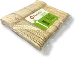 Pomebio Houten Wegwerp Bestek - Vork - 100 Stuks - FSC Hout - 165mm - Wegwerp Vork - Houten Vork - FSC-Gecertificeerde Houten Vork - Duurzaam Vork - Wegwerp Bestek -Skimask 1200x920 2