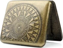 BOTC Sigarettendoosje - Sigaretten Case - Koper - 20 Sigaretten - Sigarettenhouder –Sigaretten Box – Sigaretten Opbergdoosje