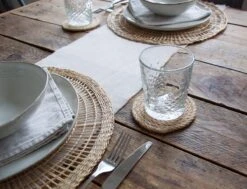 Oliva's - Onderzetters (ø12 Cm) - Onderzetters Voor Glazen - 8 Stuks - Duurzaam - Geweven Jute 8 Oliva's - Onderzetters (ø12 Cm) - Onderzetters Voor Glazen - 8 Stuks - Duurzaam - Geweven Jute -Skimask 1200x920 8