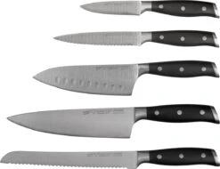 Diamant Sabatier Integra Messenblok - 5-delig - RVS/POM - Eikenhout 15 Diamant Sabatier Integra Messenblok - 5-delig - RVS/POM - Eikenhout -Skimask 1200x922