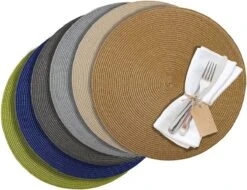 Westmark Set Van 4 Placemats, Ø 38 Cm, Polypropyleen, Lichtbruin, Saleen-collectie: Circle -Skimask 1200x924 6
