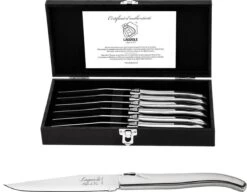 Laguiole Style De Vie Steakmessen Luxury Line - 6-delig - RVS -Skimask 1200x931 1