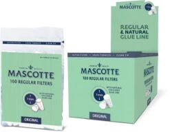 Mascotte Papieren / Paper Filters Regular 7mm 10 X 100 Zakje (1000 Filters)