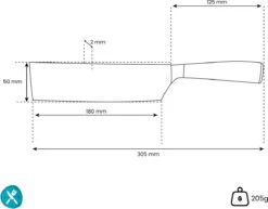Shinrai Japan - Japans Hakmes 18 Cm - Koksmes - Damascus Mes - Damascus Print - Met Luxe Geschenkdoos -Skimask 1200x940 1
