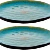 Palmer Bord Lotus 27.5 Cm Zwart Turquoise Stoneware 2 Stuk(s) -Skimask 1200x945 3