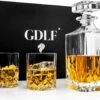 GDLF® Kristal Vintage Whiskey Karaf Set In Een Luxe Geschenkdoos - Hoogwaardig Loodvrij Kristal - Decanteer Karaf - Made In Europe - 800 Ml - Whisky Karaf Met 2 Whiskey Glazen - Peaky Blinders - Kado Man - Cadeau Voor Man -Skimask 1200x949 1