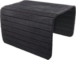 Merkloos Armleuning Dienblad LILLY - Zwart - Bamboe - 44 X 24 Cm