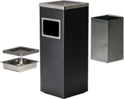 Merkloos Decopatent® Staande Asbak Met RVS Afvalbak - Asbak Voor Buiten - Vloerasbak - Buitenasbak Groot - Rookpaal - Asbakken - 30x24x62 10 Merkloos Decopatent® Staande Asbak Met RVS Afvalbak - Asbak Voor Buiten - Vloerasbak - Buitenasbak Groot - Rookpaal - Asbakken - 30x24x62 -Skimask 1200x954 7