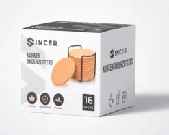 Kurken Onderzetters Voor Glazen Met Houder – Set Van 16 Kurken/Houten Onderzetters – Premium Kwaliteit – Anti-slip – Absorberend – Hittebestendig - Rond – Duurzaam/Milieuvriendelijk -Skimask 1200x957 20