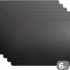 Placemat - Placemats Kunststof - Lederen Structuur - Zwart Wit - 45x30 Cm - 6 Stuks - Hittebestendig - Anti-Slip - Onderlegger - Afneembaar -Skimask 1200x957 9