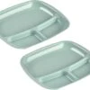 Set Van 4x Stuks Camping/fondu/bbq Kunststof Borden 3-vaks Groen 21 X 24 Cm - Fonduebord - Gourmetbord - Barbecuebord 2 Set Van 4x Stuks Camping/fondu/bbq Kunststof Borden 3-vaks Groen 21 X 24 Cm - Fonduebord - Gourmetbord - Barbecuebord -Skimask 1200x959 10