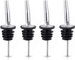 Merkloos Premium RVS Schenktuit - Schenkdoppen - Wijn - Fles - Cocktail - 4 Stuks -Skimask 1200x959 4