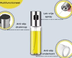Merkloos Olijfolie Sprayer - Diffuser & Verstuiver - Glas & RVS - 100mL -Skimask 1200x960 24