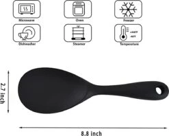 Doodadeals® Siliconen Rijstlepel - Rijst Opscheplepel - Rijstlepel Kunststof - Zwart - 1 Stuk 11 Doodadeals® Siliconen Rijstlepel - Rijst Opscheplepel - Rijstlepel Kunststof - Zwart - 1 Stuk -Skimask 1200x960 8