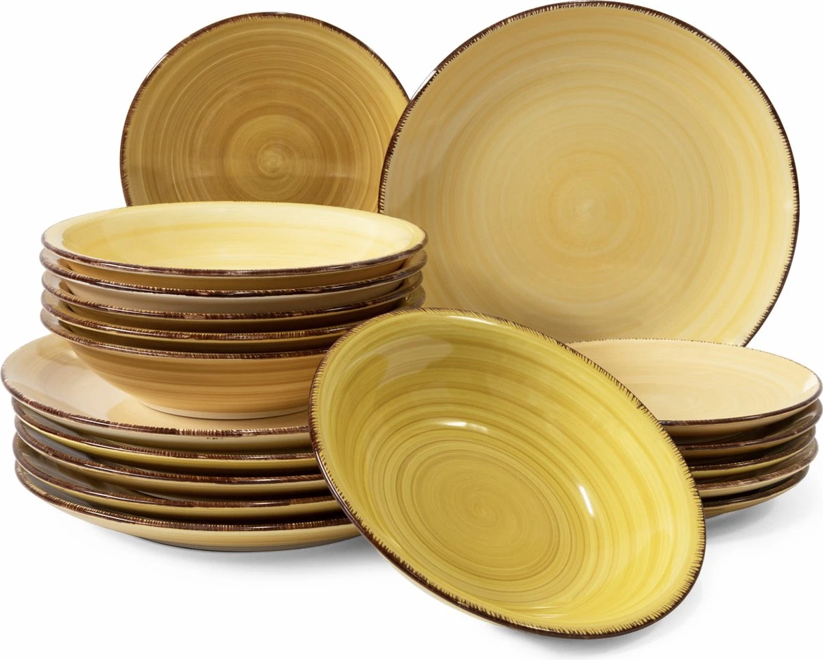 Studio Tavola Serviesset Sunny Fall 18-Delig 8 Studio Tavola Serviesset Sunny Fall 18-Delig - Afbeelding 6